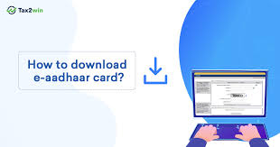 How to check aadhar card status? E Aadhar Card Download How To Print E Aadhaar Online Tax2win