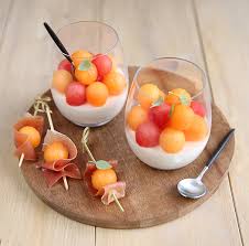 Panna Cotta Jambon Cru Aoste Billes Melon Pasteque Recette Entree Froide Recettes De Cuisine Recette Entree