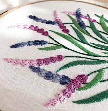 Lavender Hand Embroidery Pattern Digital Download Pdf Etsy In 2021 Hand Embroidery Pattern Flower Embroidery Designs Embroidery Patterns