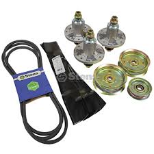 Regular maintenance should be performed on the la140 every 50 hours and should include spark plug, air filter, oil filter with 2 qts oil and sharpen or replace mower blades. John Deere La130 La140 48 Mower Deck