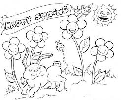 Hundreds of free spring coloring pages that will keep children busy for hours. Happy Spring Coloring Pages Spring Coloring Sheets Spring Coloring Pages Coloring Pages Inspirational