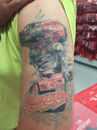 Many tattoo lovers who like cats like to make their own pet cats tattooed on their bodies. Milwaukee Tool On Twitter If You Have A Badass Tattoo We Want To See It Nbhd Http T Co 5olb7ussm0