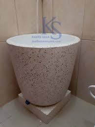Bak mandi ini juga bisa dijadikan mini bathtub lho. Jual Bak Mandi Marmer Teraso Portable Harga Pabrik Karyasela Majalengka