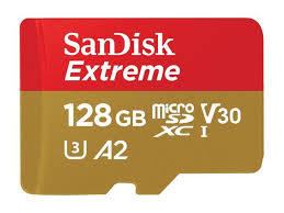 sandisk 128gb extreme microsdxc uhs i u3 a2 memory card with adapter speed up to 160mb s sdsqxa1 128g gn6ma