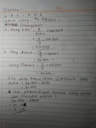 Check spelling or type a new query. Perbandingan Antara Uang Anton Beni Dan Candra 3 4 2 Jumlah Uang Mereka Rp 108 000 Tentukan Brainly Co Id