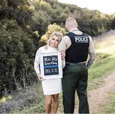 Pin By Jordi Harvey On Wedding Police Wedding Police Engagement Photos Police Officer Wedding