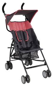 Poussette Bebe Rouge Et Noire Double Canne Tex Baby La Poussette A Prix Carrefour Poussette Bebe Poussette Poussette Canne