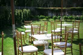 Hampton Event Hire White Cafe Tables Bamboo Tiffany Chairs Servicing Byron Bay Gold Coast Brisbane White Cafe Cafe Tables Outdoor Furniture Sets