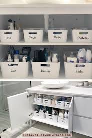 Bathroom cabinet organization applies to your vanity drawers, too. Badorganisation Und Lagerung Badorganisation Diyhouse Lagerung Bathroom Organisation Bathroom Storage Organization Diy Bathroom Storage