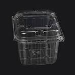 Transparent PET Punnet Fruit Packing Containers, Rectangular