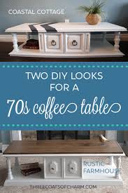 2 Vintage 70s Coffee Table Makeover Ideas Coffee Table Makeover Table Makeover Coffee Table Vintage