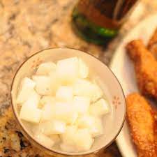 Maybe you would like to learn more about one of these? The Korean Pickled Radish Is Commonly Served With Korean Fried Chicken These Crunchy Sweet And Refreshing Cubes Easy Korean Recipes Pickled Radishes Recipes