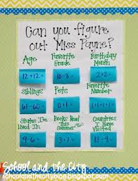 How To Make A Reusable Interactive Math About Me Anchor Chart School And The City Math About Me Chart School First Day Of School Activities