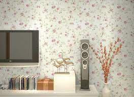  Modern Ide Desain Wallpaper Dinding Ruang Tamu Minimalis Kecil Motif Bunga Warna Pink Putih Elegan Nyaman Asri Wallpaper Dinding Wallpaper Kamar Tidur Desain