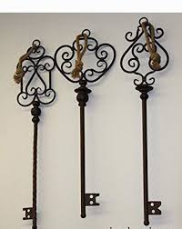 Large Skeleton Keys 30 Inch Home Decor Wall Decor Set Metal Steampunk Key Jumbo Iron Wall Decor Key Wall Decor Rustic Metal Decor