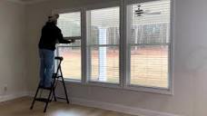 How to Install Cordless Blinds | Home Depot Cordless Faux Wood ...