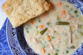 Deep South Dish Chicken Pot Pie Soup With Pie Crust Crackers Chicken Pot Pie Soup Pot Pie Soup Chicken Pot Pie