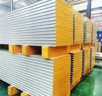 Fireproof and Insulated Corrugated Wall and Roof PU PUR Rock ...
