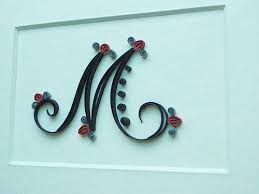 Download a free template and try quilling the lowercase letter a quilling lowercase letters can be purchased in my shop review of. M By Suzana Ilic Via Flickr Quilling Letters Quilling Designs Paper Quilling