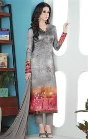 Black And Silver Punjabi Suit Order Now Lovely Silver Grey Punjabi Salwar Kameez With Fancy Buttons Online This Printed Straight Designer Patiala Suit Designs Sweater Dress Dresses