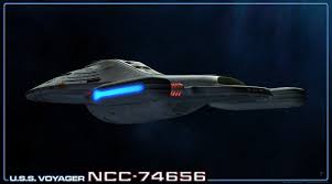 The ship's maximum warp is 9.975, with warp nacelles that pivot upwards while in flight. Robert Bonchune U S S Voyager Star Trek Voyager