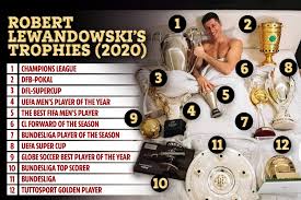 Ousmane dembele opened the scoring for the black. Robert Lewandowski Shows Off His Incredible 2020 Trophy Haul While Lying In Bed After Bayern Munich S Historic Year