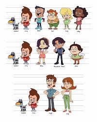 Jimmy Neutron Lineups by kianamai on DeviantArt | Cartoon character design,  Character design animation, Character design