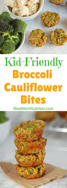 Healthy Kid Friendly Broccoli Cauliflower Bites Recipe Cauliflower Bites Healthy Homemade Snacks Baby Food Recipes