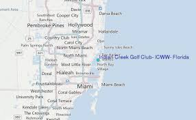 Indian Creek Golf Club Icww Florida Tide Station Location