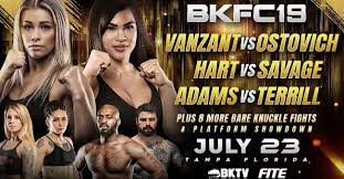 👀 see y'all july 23rd. paige vanzant works out in the ring ahead of rachael ostovich. Ffcgksvtalcaqm