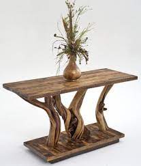 Rustic Log Sofa Table Rustikale Holzmobel Holzsofa Rustikal