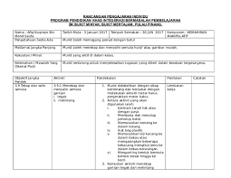 Sesi pdp mata pelajaran sains sosial alam sekitar tahun 5. Doc Rancangan Pengajaran Individu Suratminingseh Abbas Academia Edu