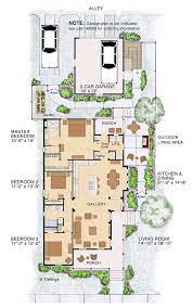 Country Style House Plan 30502 With 3 Bed 2 Bath 2 Car Garage Narrow Lot House Plans Country Style House Plans How To Plan