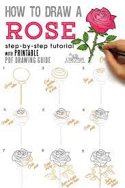 All the best pencil drawings of flowers step by step 38+ collected on this page. 1001 Ideas And Tutorials On How To Draw A Rose Step By Step