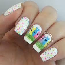 The perfect addition to any spring outfit? 15 Cute Easter Bunny Nail Art Ideas Best Simple Home Diy Manicure Designs Holicoffee