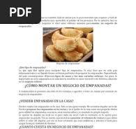 Cómo montar un negocio de empanadas | PDF | Cocina | Cocinando