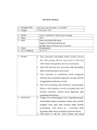 Jurnal bahasa inggris tentang correlation. Review Jurnal Bahasa Inggris 1