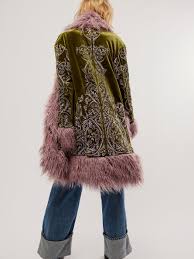 Free People Moon Glow Coat in Brown