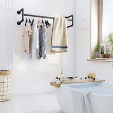 This is the official youtube page for wayfair. Williston Forge Merrilee 43 3 W Wall Mounted Clothes Rack Wayfair Clothing Rack Wall Mounted Coat Rack Hanging Rail