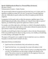 Hi, my name is summer rowland, i am a graduate of brown university. Free 36 Introduction Speech Samples In Pdf