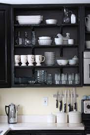 On the one hand, floating shelves don't take up a lot of physical (and therefore visual) space, so in a small or dark kitchen, swapping even three feet of cabinets for shelving can make a kitchen feel larger and brighter. Budget Kitchen Hack Remove Doors On Cabinets For Instant Open Shelving Houzz Au