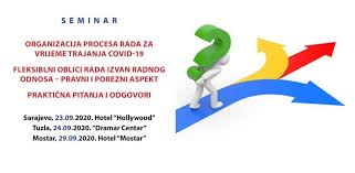 Rec Seminar Organizacija Procesa Rada Za Vrijeme Trajanja Covid 19 Akta Ba