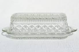 Shop for anchor hocking pie dish online at target. Vintage Pressed Glass Butter Dish Anchor Hocking Wexford Pattern Plate Cover