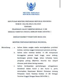 Surat pelepasan kuliah bagi jawatankuasa karnival permainan tradisional ipgkda. Varietas Unggul Kedelai Unib Terima Sk Pelepasan Dari Kementerian Pertanian Universitas Bengkulu