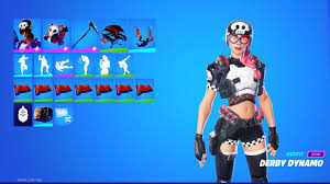 You can buy this outfit in the fortnite item shop. Fortnite Derby Dynamo Challenge Pack Is Here Here S What S In It