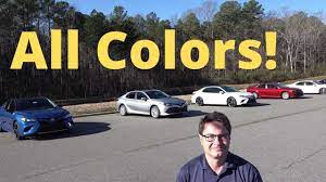 There are four options in total, but each trim only has three options, and you can see them and what trims. All 10 Colors Of 2020 Toyota Camry In Detail Youtube