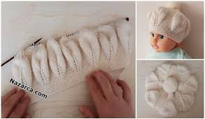 7 Yaprakli Bebek Bere Modeli Tam Anlatimi Nazarca Com 2021 Baby Knitting Patterns Tig Isi Bebek Bebek