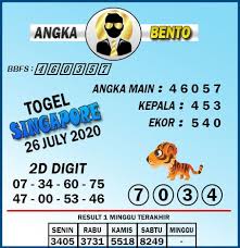 Prediksi Togel Sgp 26 Juli Tahun 2020 Bento 12 Agustus Minggu Terakhir