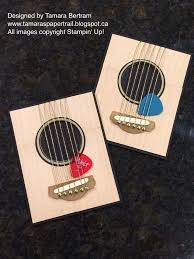 In the video they use the usb direct sound module to program the music and create sound cards totatly customized. Tamara S Paper Trail Musical Cards Cards Handmade Guitar Card