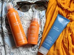 Coola organic scalp spray & hair sunscreen mist, skin care for daily protection, broad spectrum spf 30, ocean salted sage, 2 fl oz 4.4 out of 5 stars 978 $26.00 $ 26. Top 10 Best Sun Protection Hair Products You Need For Summer 2019 Layla Hair Shine Your Beauty